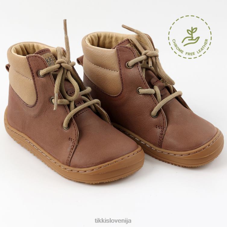bosonogi škornji hrošč otroci Tikki obutev 0FRBV183 karamela