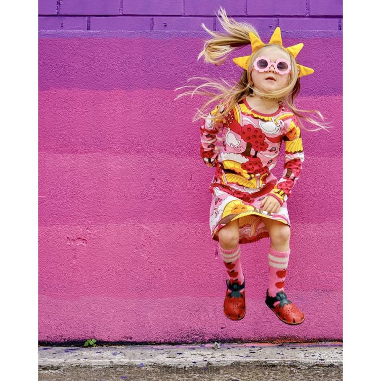 aranya usnje otroci Tikki obutev 0FRBV69 jagoda